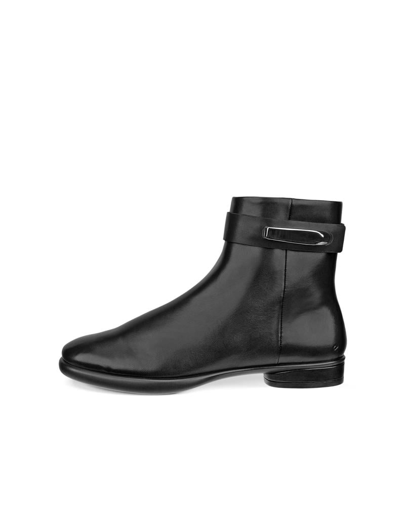 BLACK ECCO Sculp LX W Low boot LEA