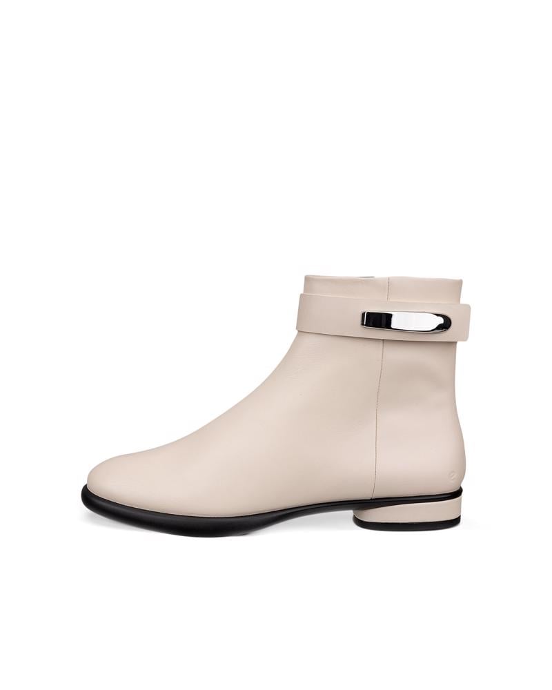 Beige ECCO Sculp LX W Low boot LEA