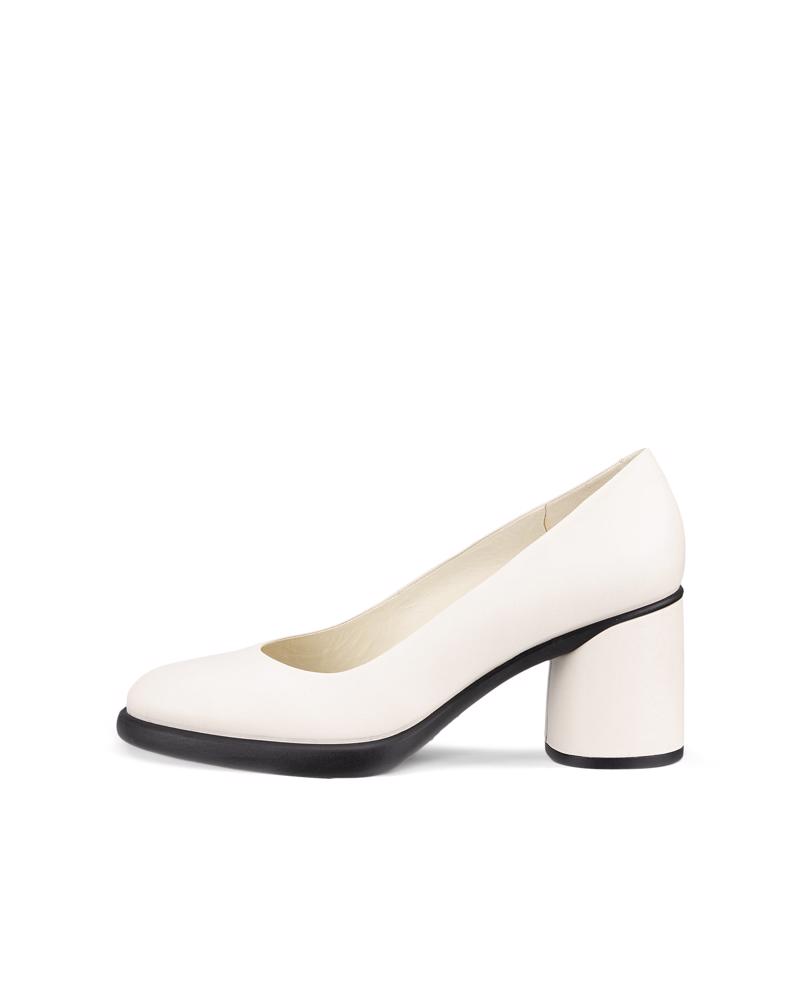 White ECCO SCULPTED LX 55 PUMP