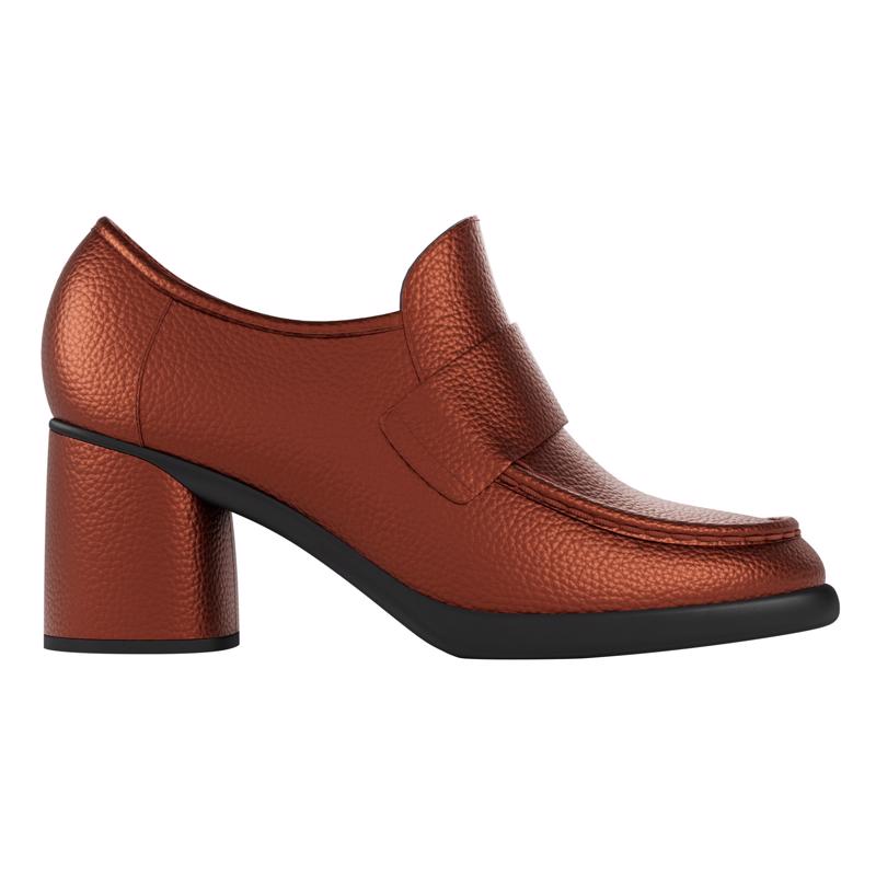 Brown ECCO Sculp LX 55 W Loafer LEA