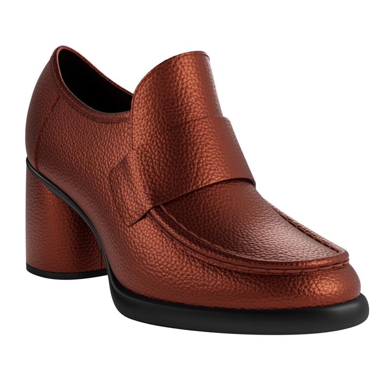 Brown ECCO Sculp LX 55 W Loafer LEA