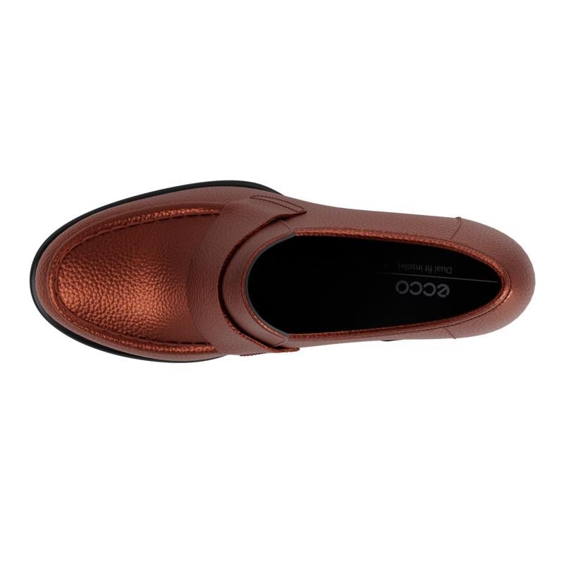 Brown ECCO Sculp LX 55 W Loafer LEA
