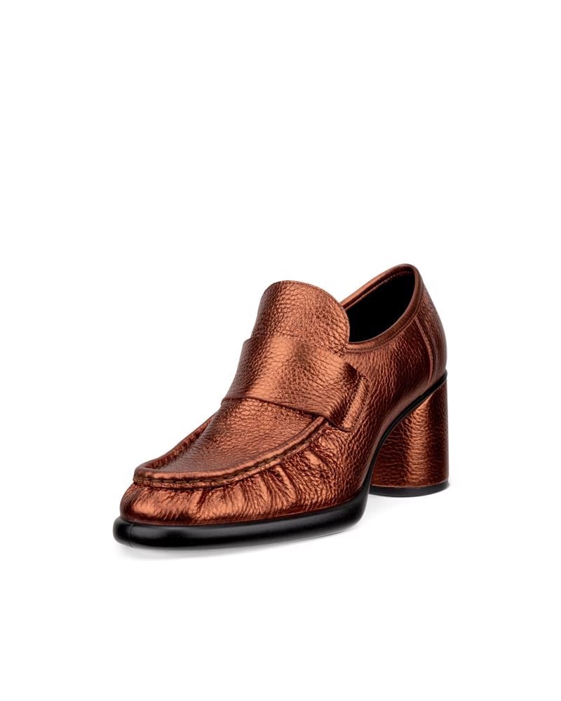 Brown ECCO Sculp LX 55 W Loafer LEA