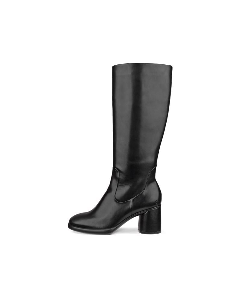 BLACK ECCO SCULPTED LX 55 TALL BOOT
