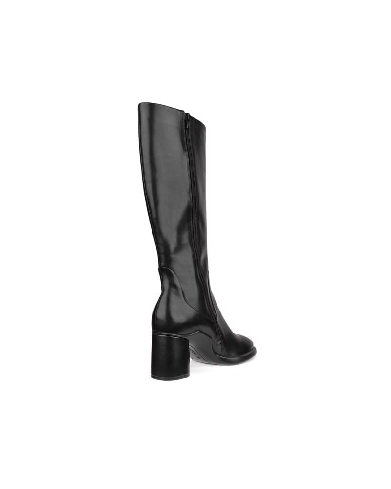 BLACK ECCO SCULPTED LX 55 TALL BOOT