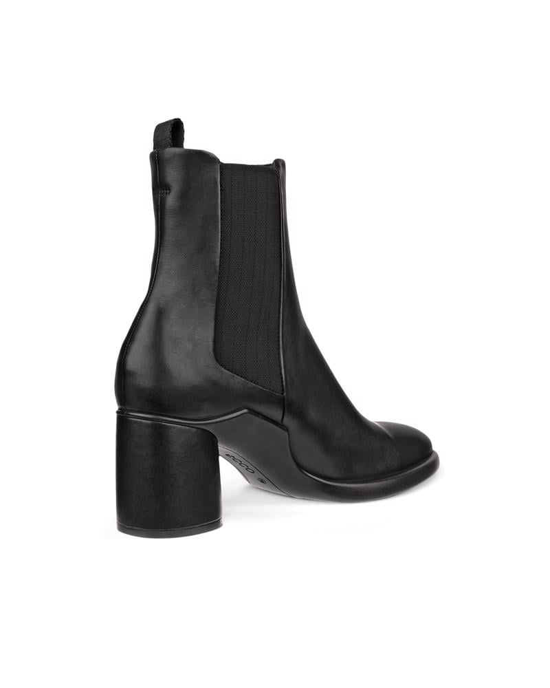 BLACK ECCO SCULPTED LX 55 CHELSEA