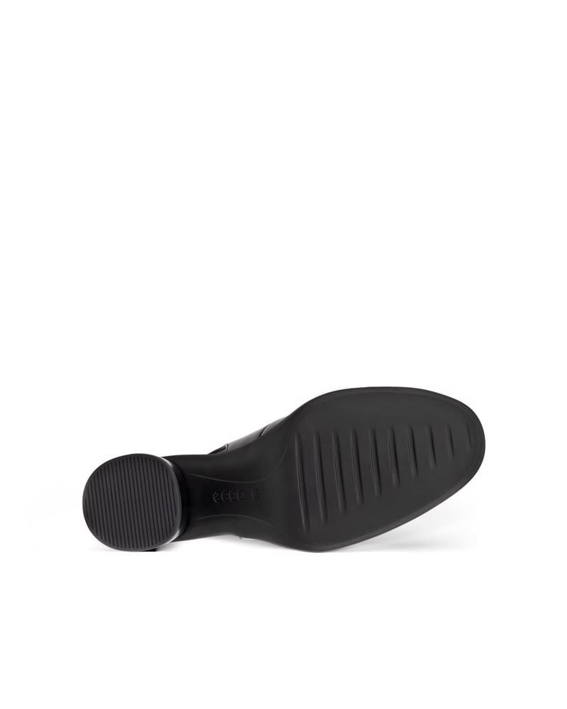 BLACK ECCO SCULPTED LX 55 SLINGBACK