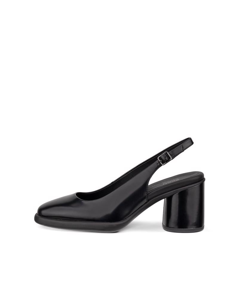 BLACK ECCO SCULPTED LX 55 SLINGBACK