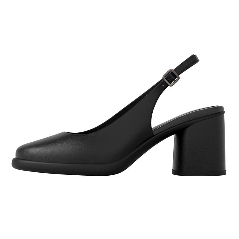 BLACK ECCO SCULPTED LX 55 SLINGBACK