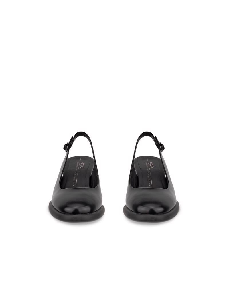 BLACK ECCO SCULPTED LX 55 SLINGBACK