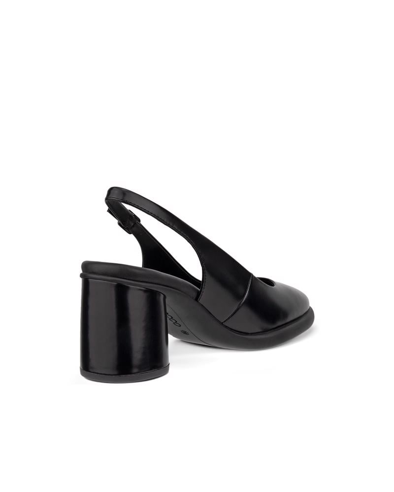 BLACK ECCO SCULPTED LX 55 SLINGBACK