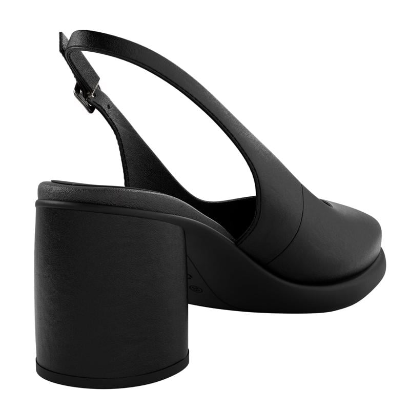 BLACK ECCO SCULPTED LX 55 SLINGBACK