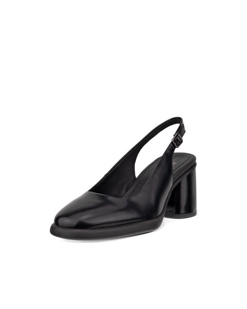 BLACK ECCO SCULPTED LX 55 SLINGBACK