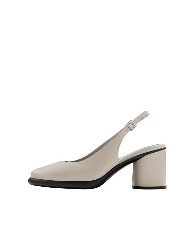 White ECCO SCULPTED LX 55 SLINGBACK