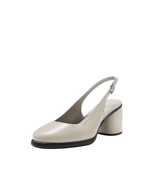 White ECCO SCULPTED LX 55 SLINGBACK