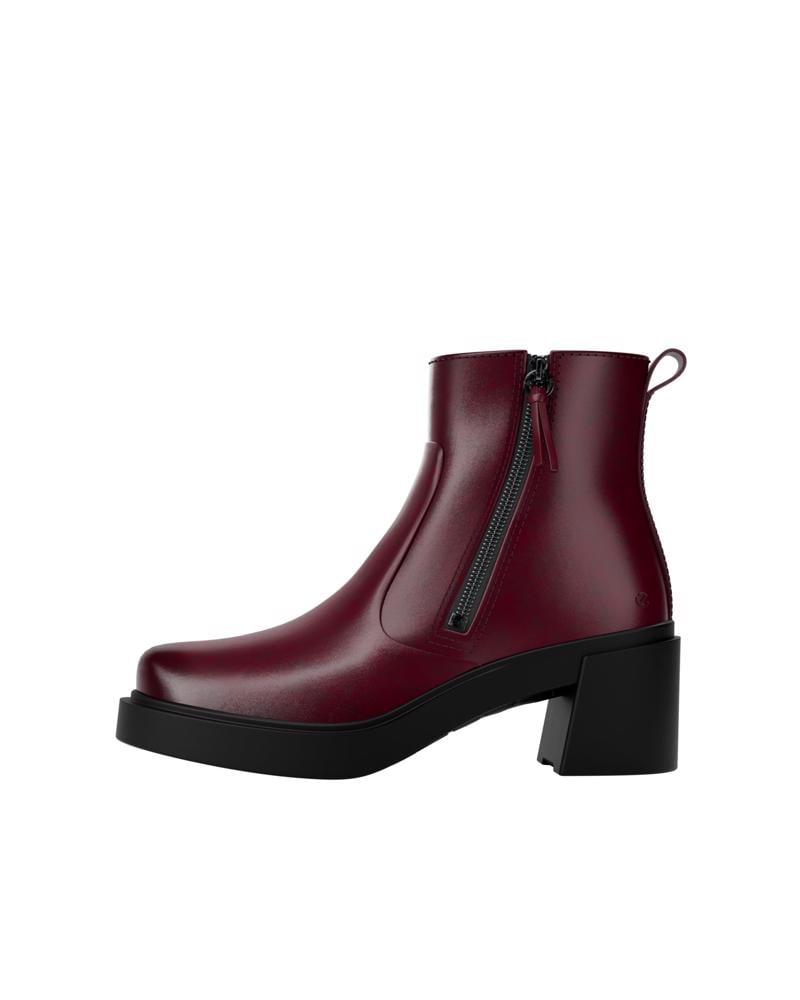 Red ECCO METRO SEOUL 45 W MID-CUT