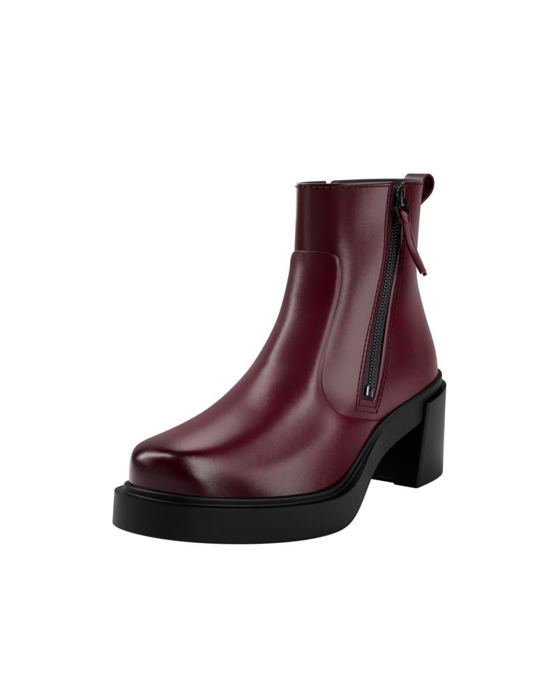 Red ECCO METRO SEOUL 45 W MID-CUT