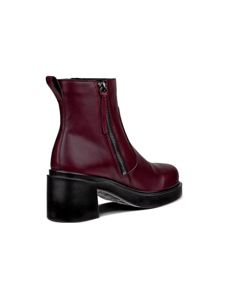 Red ECCO METRO SEOUL 45 W MID-CUT