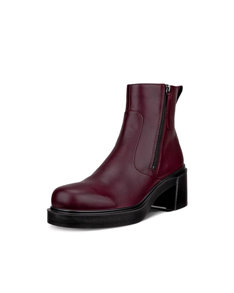 Red ECCO METRO SEOUL 45 W MID-CUT