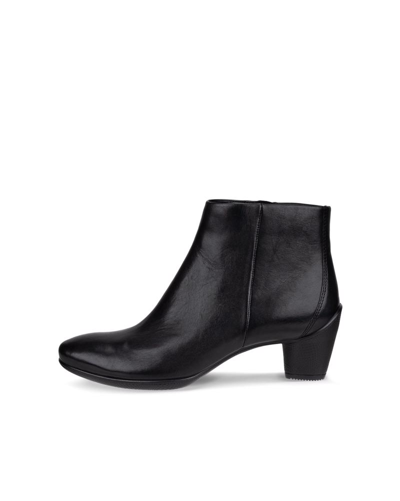 BLACK ECCO SCULPTURED 45 Ankle Boot