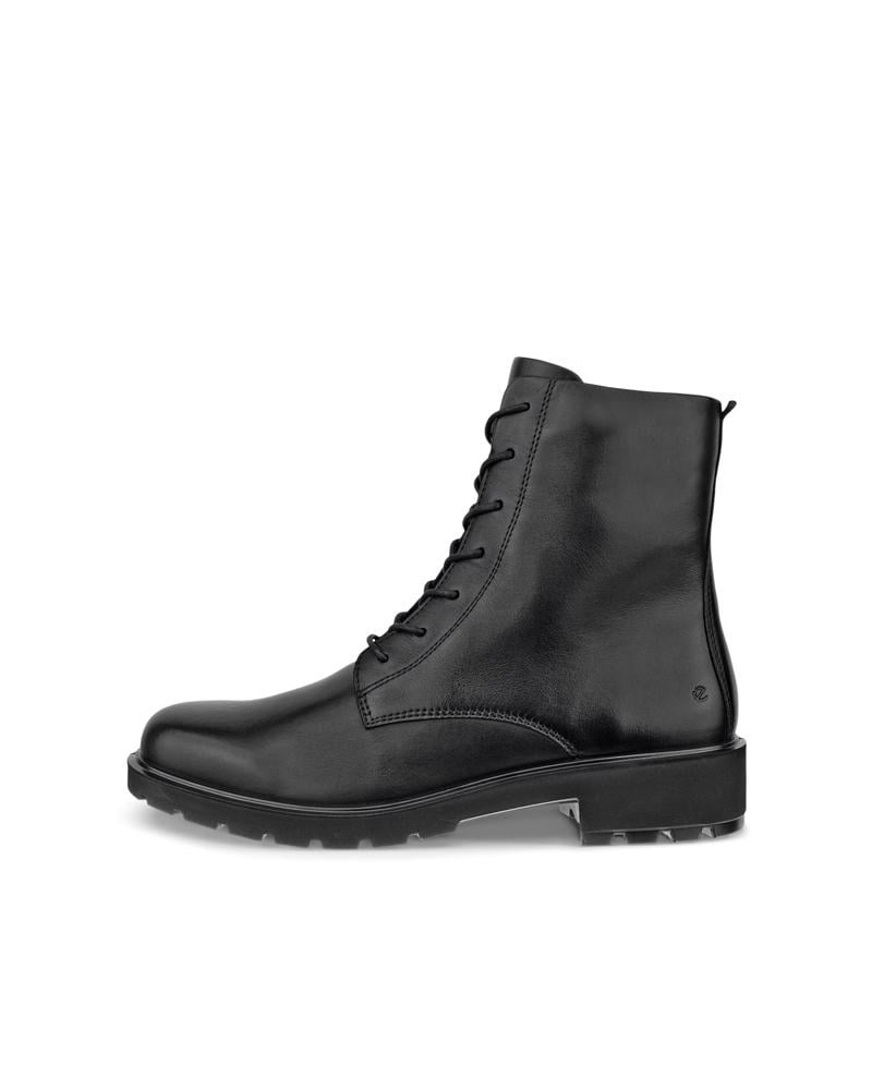 BLACK ECCO METRO VIENNA W LACE BOOT