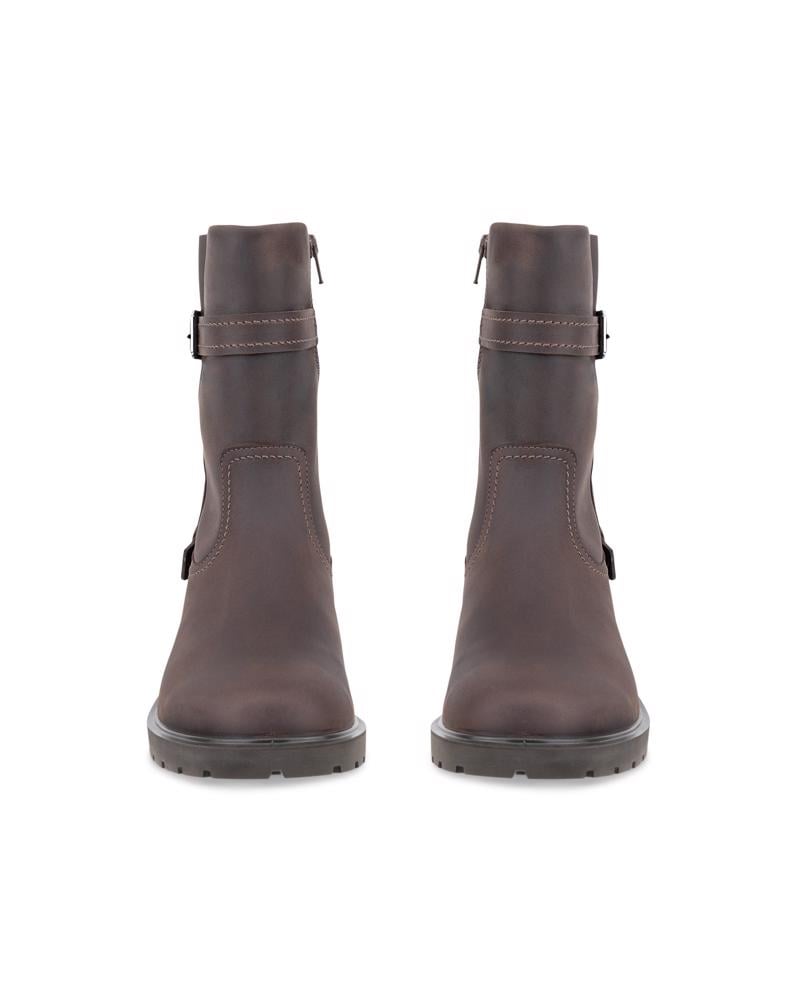 بني ECCO METRO VIENNA W BIKER BOOT