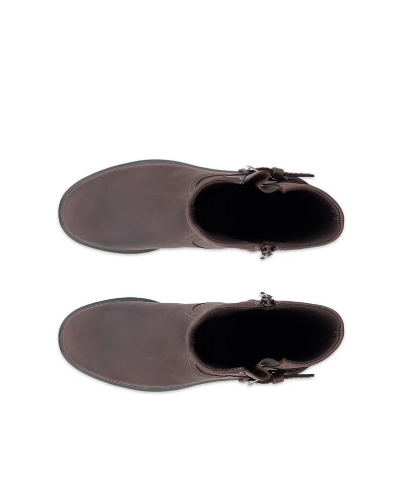 بني ECCO METRO VIENNA W BIKER BOOT