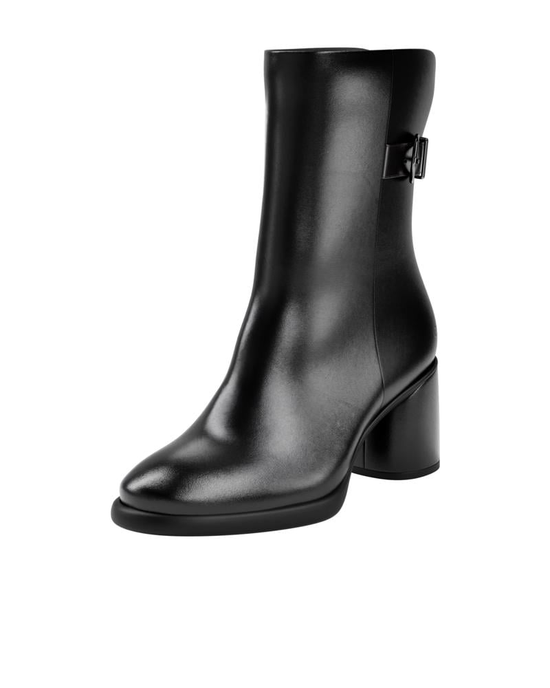 BLACK ECCO SCULPTED LX 55 W MID-CUT