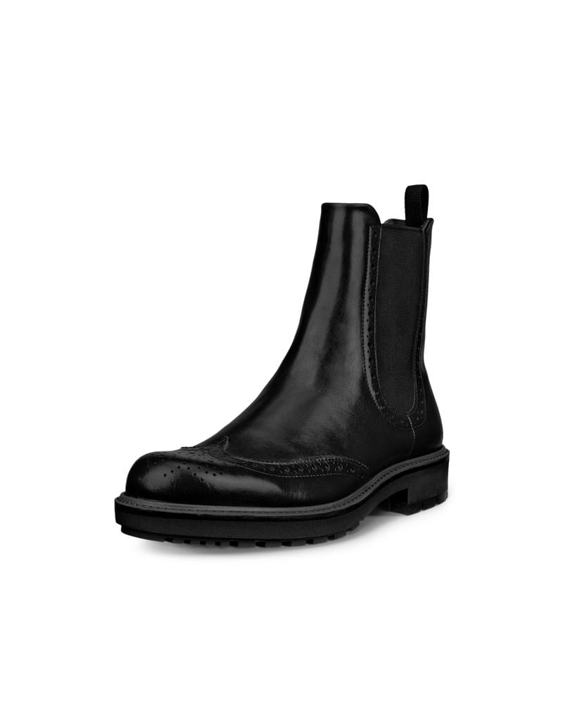 BLACK ECCO METROPOLE OSLO W CHELSEA