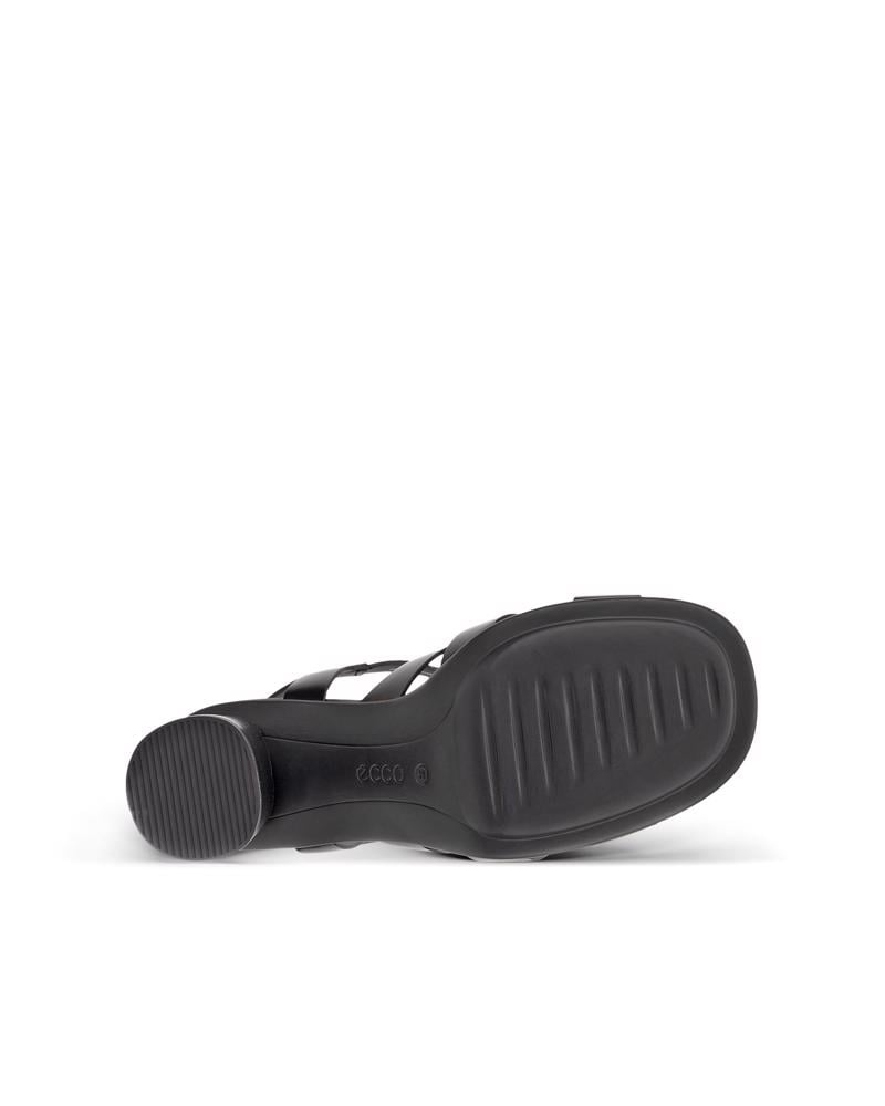 BLACK ECCO SCULPTED ALBA 65 SANDAL