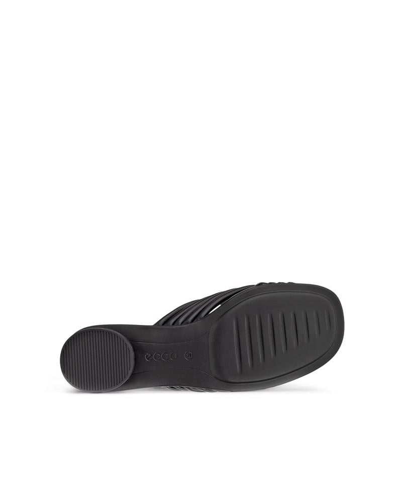 BLACK ECCO SCULPTED ALBA 25 SLIDE