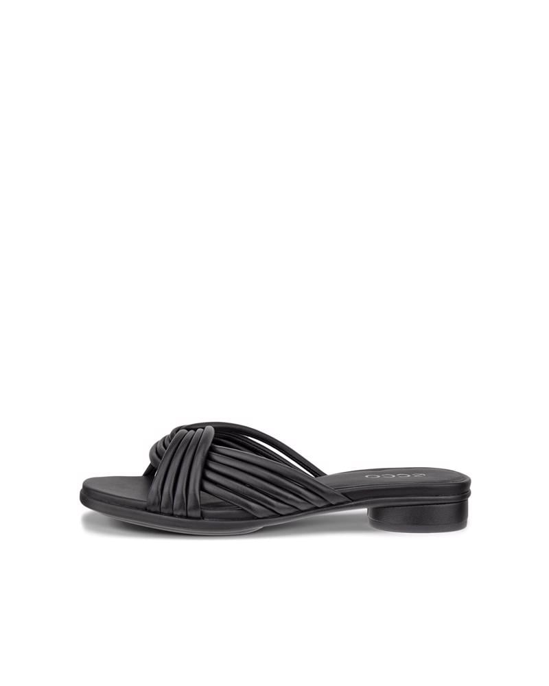 BLACK ECCO SCULPTED ALBA 25 SLIDE