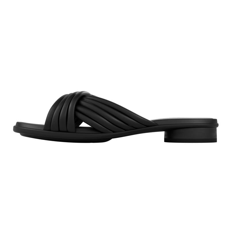BLACK ECCO SCULPTED ALBA 25 SLIDE