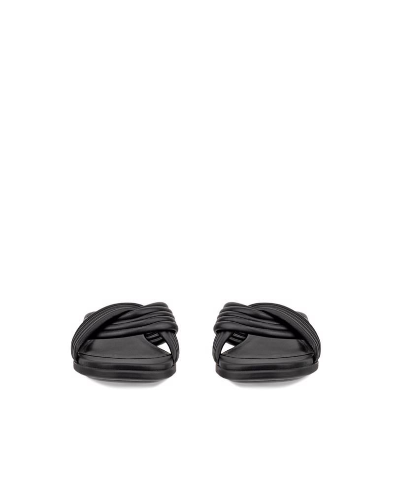 BLACK ECCO SCULPTED ALBA 25 SLIDE