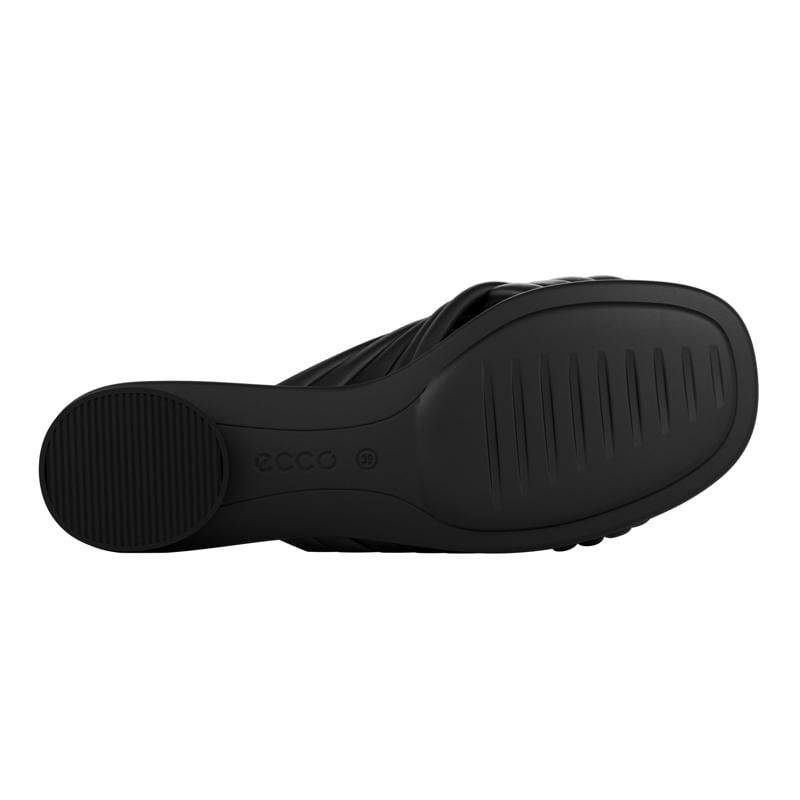 BLACK ECCO SCULPTED ALBA 25 SLIDE