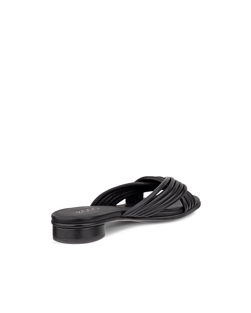 BLACK ECCO SCULPTED ALBA 25 SLIDE