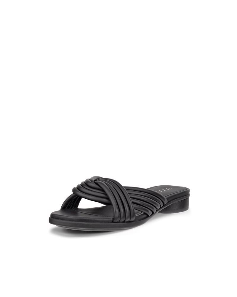 BLACK ECCO SCULPTED ALBA 25 SLIDE