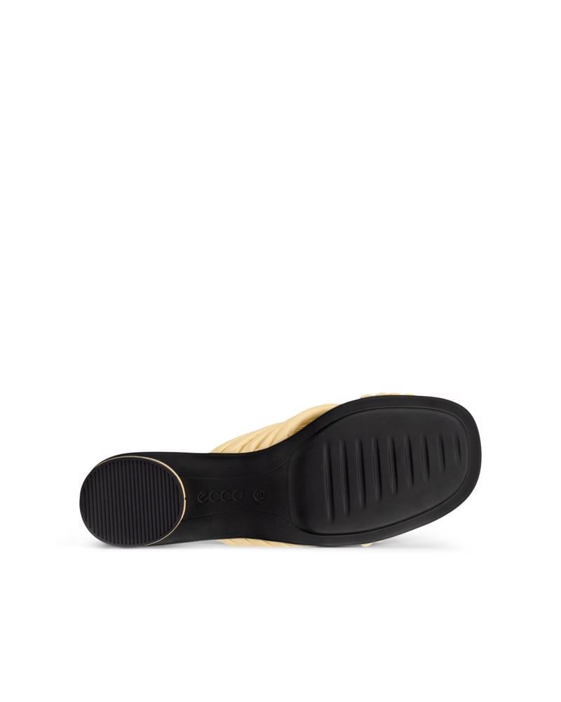 Yellow ECCO SCULPTED ALBA 25 SLIDE