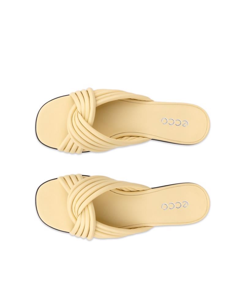Yellow ECCO SCULPTED ALBA 25 SLIDE