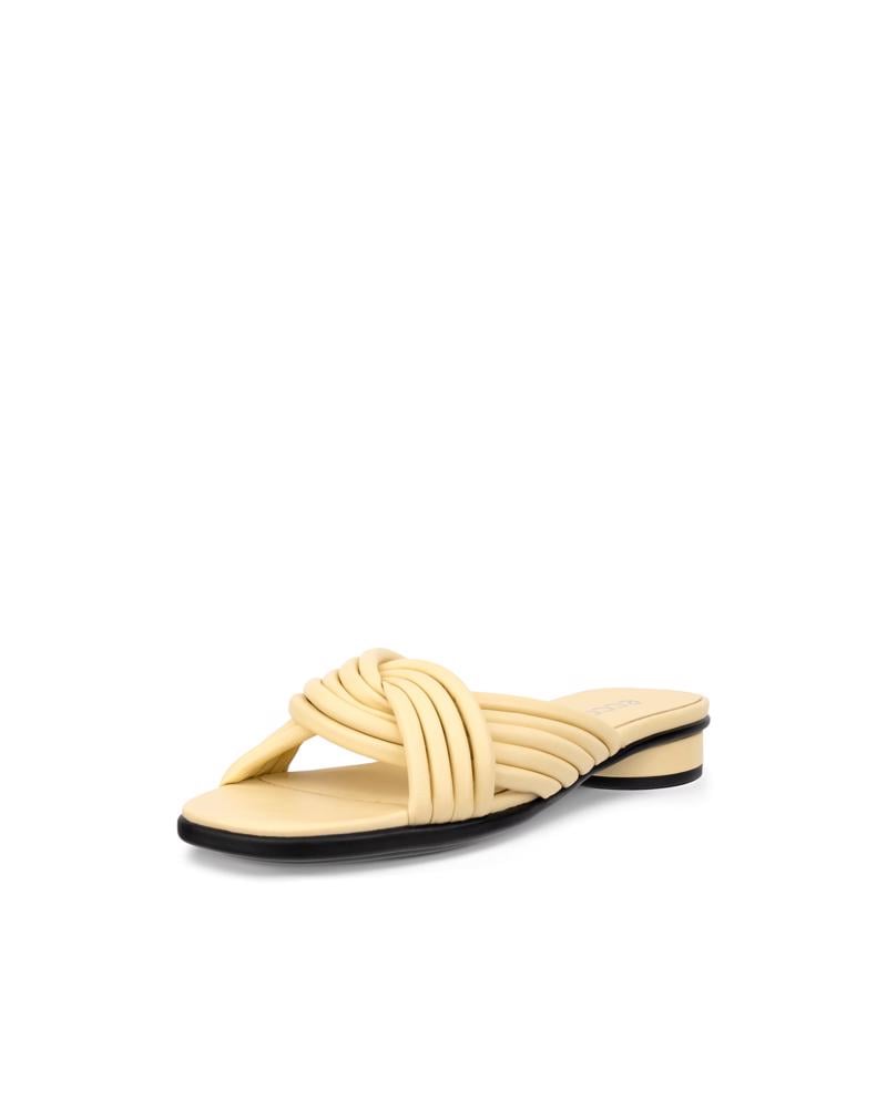 Yellow ECCO SCULPTED ALBA 25 SLIDE