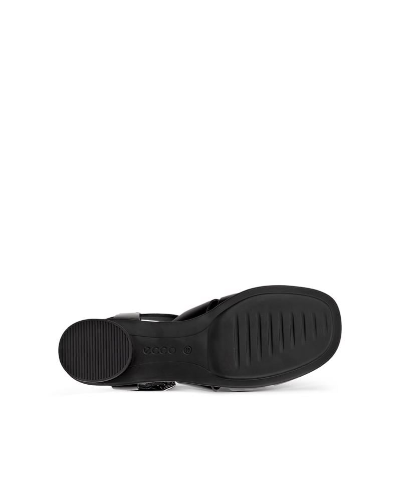 BLACK ECCO SCULPTED ALBA 25 SANDAL
