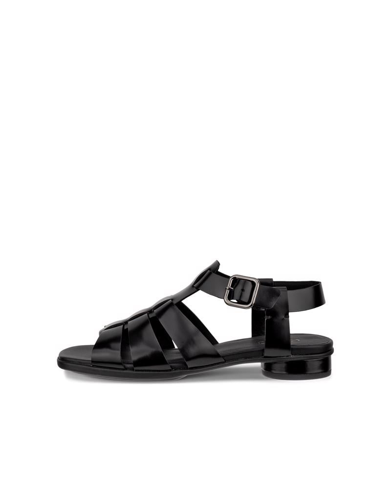 BLACK ECCO SCULPTED ALBA 25 SANDAL