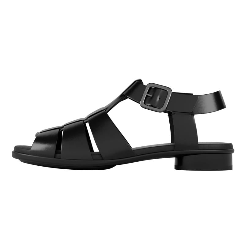 BLACK ECCO SCULPTED ALBA 25 SANDAL