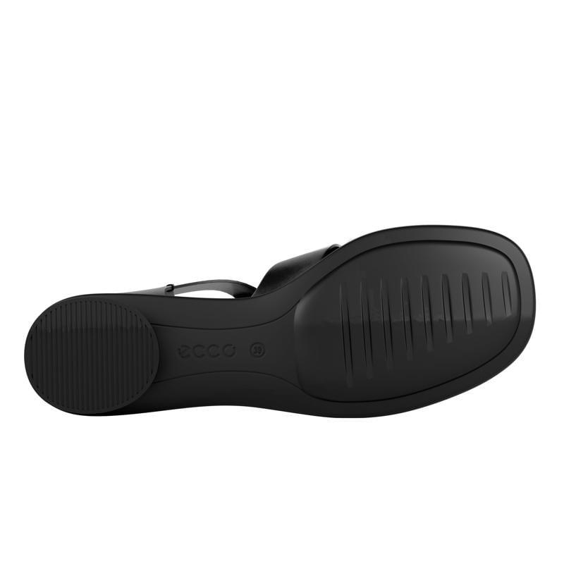 BLACK ECCO SCULPTED ALBA 25 SANDAL
