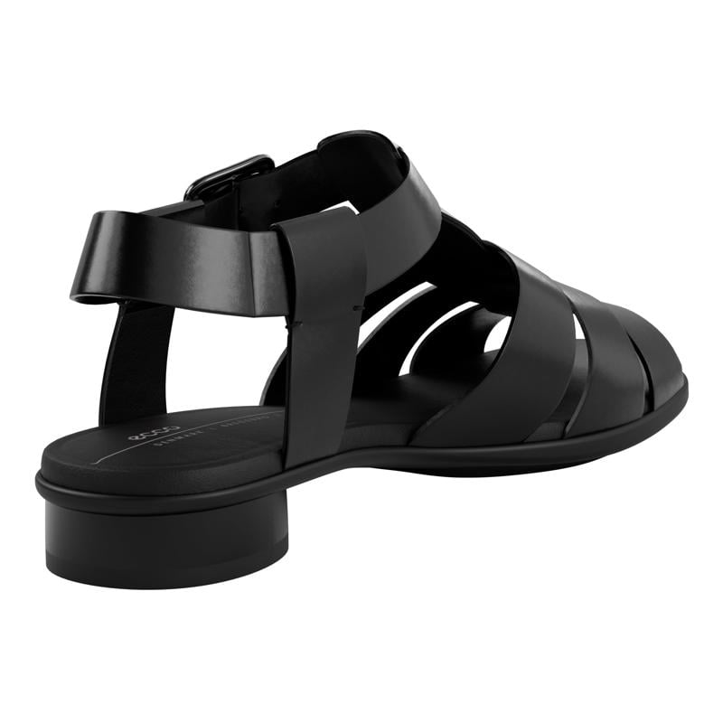 BLACK ECCO SCULPTED ALBA 25 SANDAL