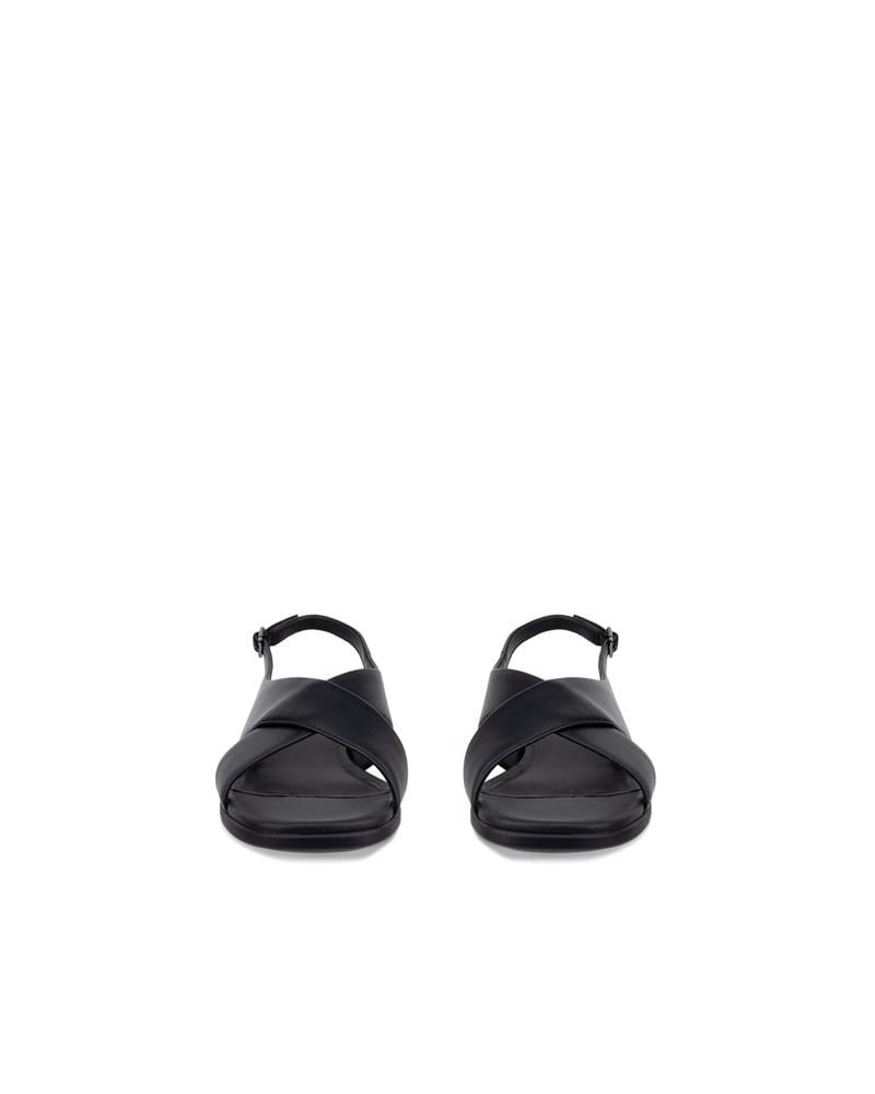 BLACK ECCO SCULPTED ALBA 25 SANDAL