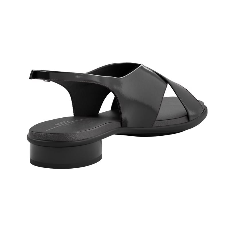 BLACK ECCO SCULPTED ALBA 25 SANDAL