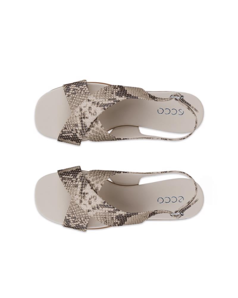 Beige ECCO SCULPTED ALBA 25 SANDAL