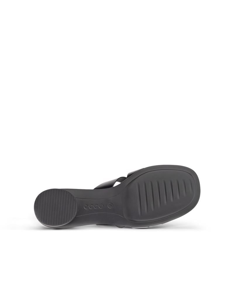 BLACK ECCO SCULPTED ALBA 25 SLIDE