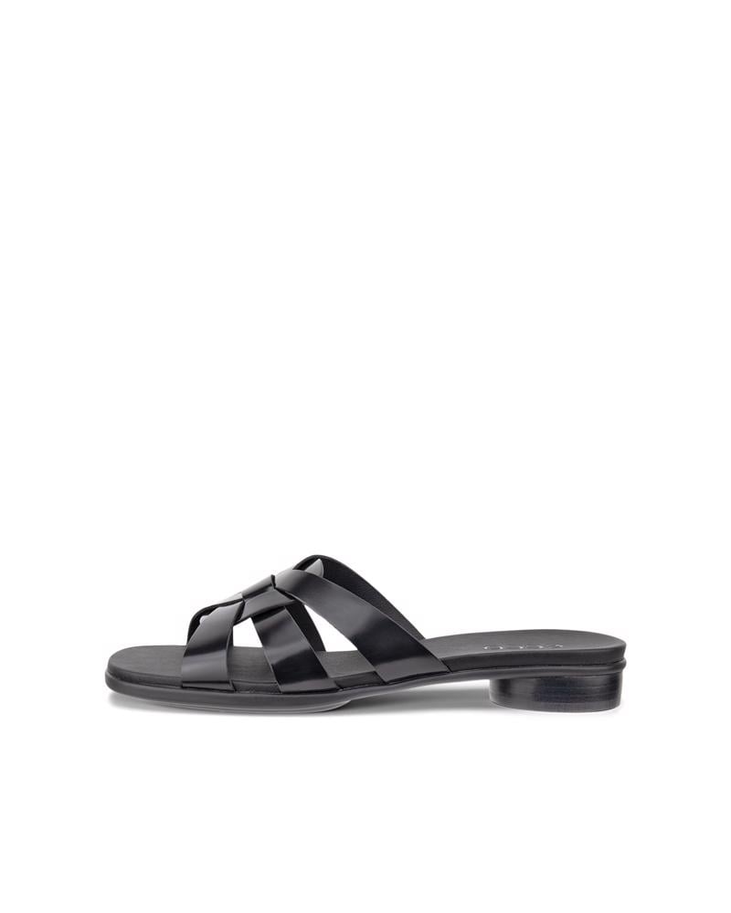 BLACK ECCO SCULPTED ALBA 25 SLIDE